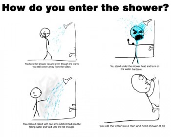Entering The Shower