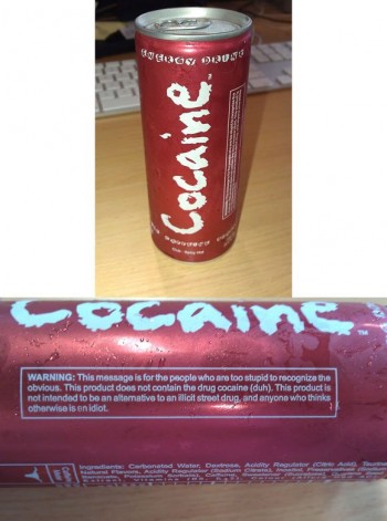 Cocaine Energy Drink Warning