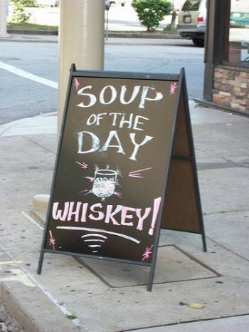 I think I'll have some soup...