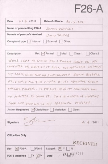 Formal Complaint