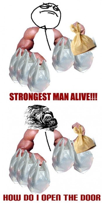 Carrying all your groceries