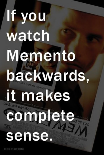 Memento Backwards