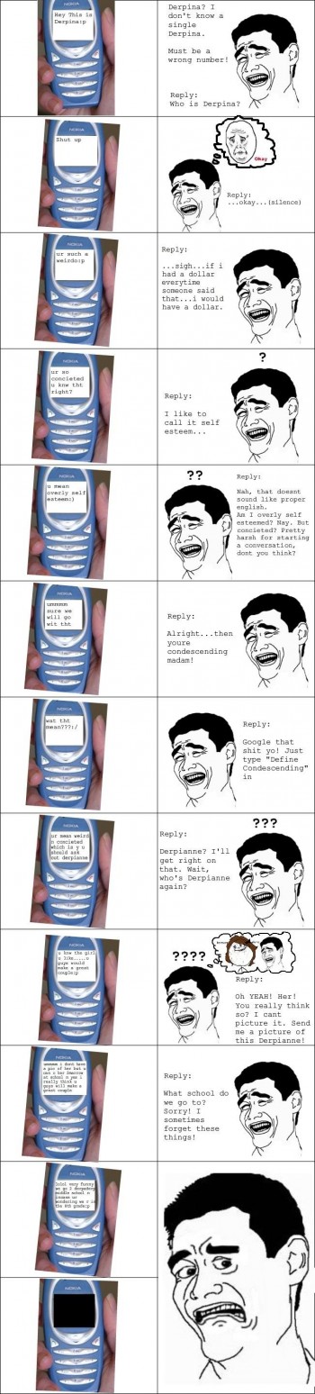 A Wild Text Message Appears