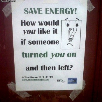 Save Energy!