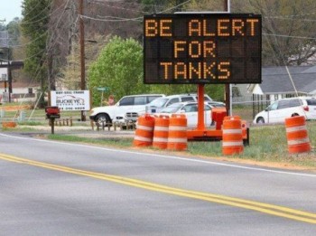 Be Alert For Tanks