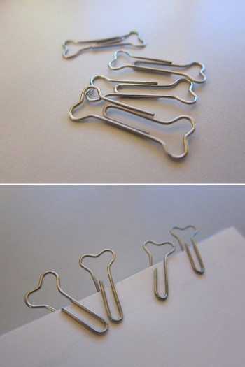 Dog 'Bone' Paperclips