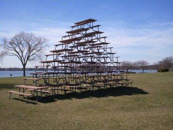 Picnic Table Pyramid