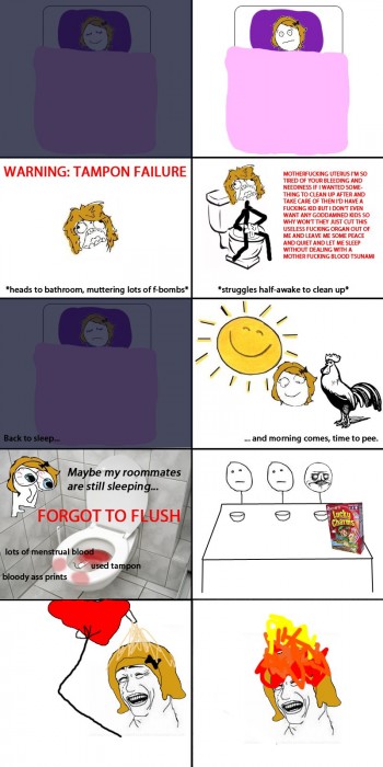 WARNING: TAMPON FAILURE