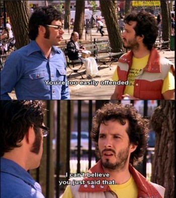 Too easily offended
