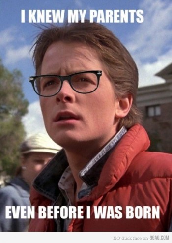 Hipster Marty McFly