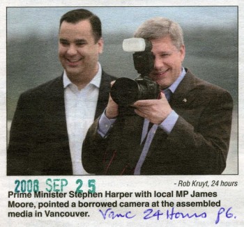 Harper Takes A Photo