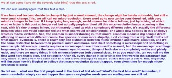 Macro Evolution Explained