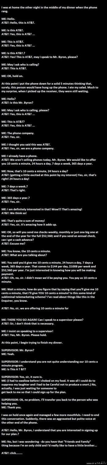 Telemarketer Trolling