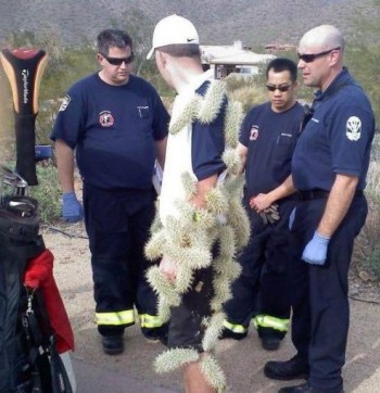 He Must Love Cactuses...