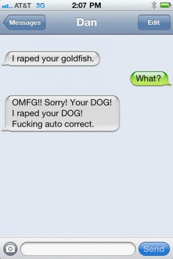Stupid Autocorrect