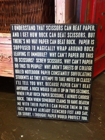 Paper vs Rock