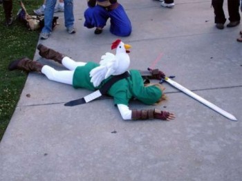 The Chickens Got Him