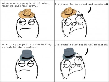 City folk vs country folk