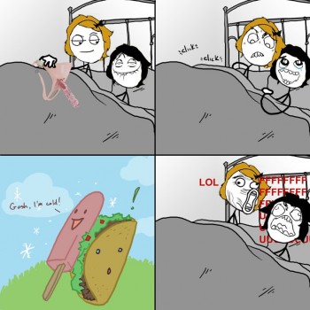 Lesbians in the winter rage
