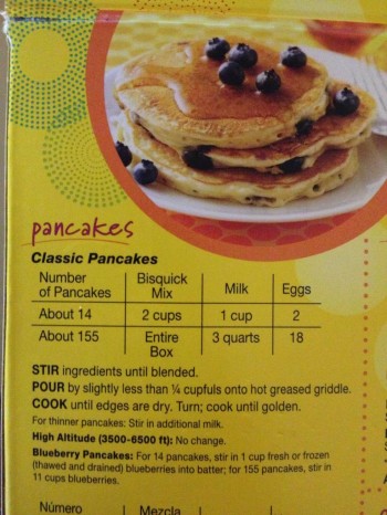 Options: 14 Pancakes or 155 Pancakes