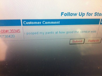 Funny Customer Feedback