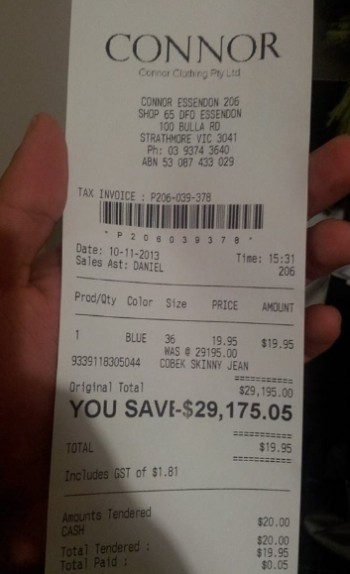 That's Quite The Discount