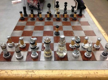 Fasteners Chess Board