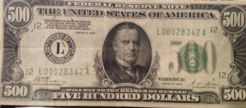 $500 Bill