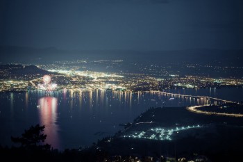 Canada Day fireworks in Kelowna, BC