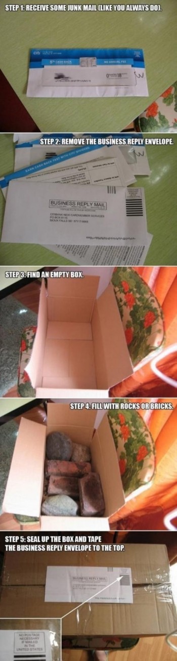 Trolling Junk Mail Companies