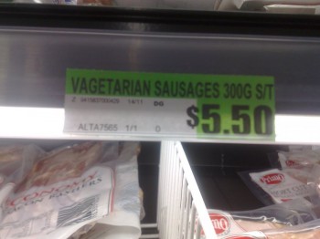 Vagetarian Sausages