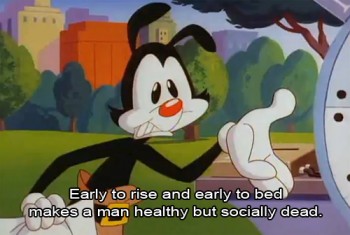 Early to rise and early to bed