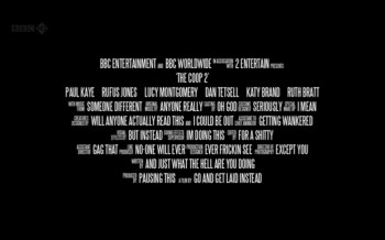 Paused Frame From BBC Comedy Credits