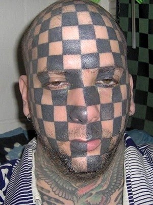 Checkerboad Head