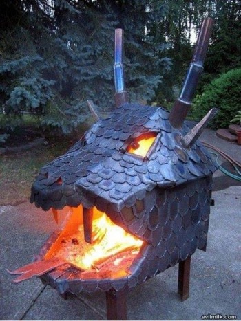 Fire Breathing Fire Pit
