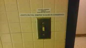Please Conserve Energy
