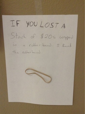 If You Lost A Stack of $20