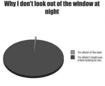 Why I don't look out the window at night
