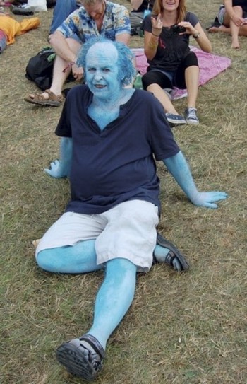 Creepy Blue Guy