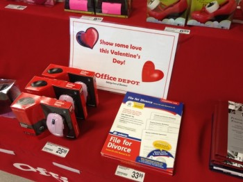 Office Depot Loves Valentines Day