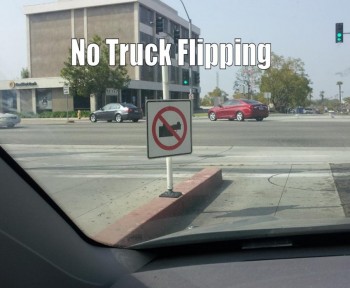 No Truck Flipping