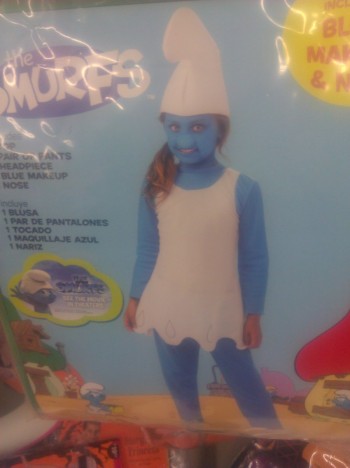 Creepy Smurf Costume