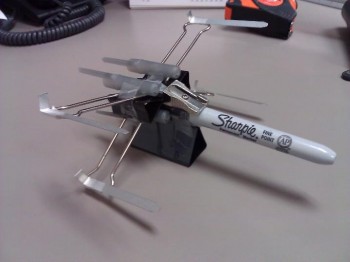 Paperclip X-Wing