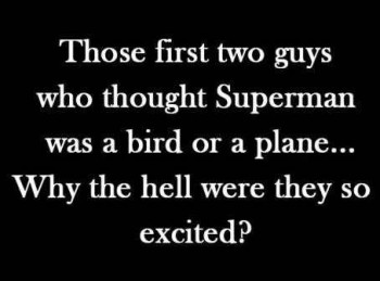 A BIRD!! A PLANE!!