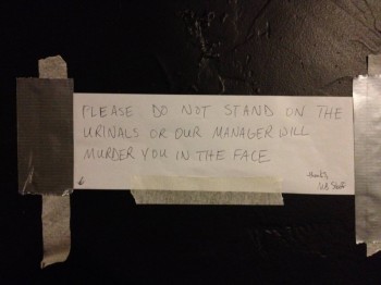 Please Do Not Stand