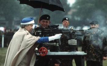 The Queen Loves Her Machinegun