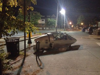 Sooo I saw this walking down the street last night