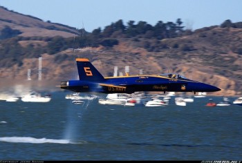 Jet breaking the sound barrier