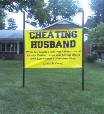 Cheating husband