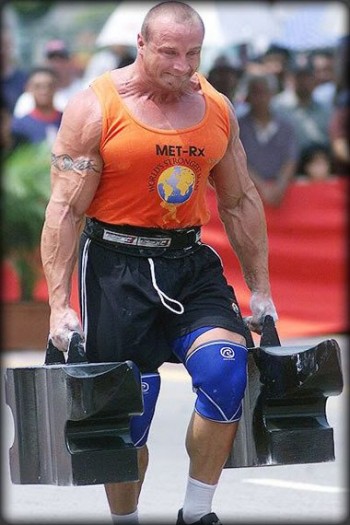 Carrying the all the groceries in one trip